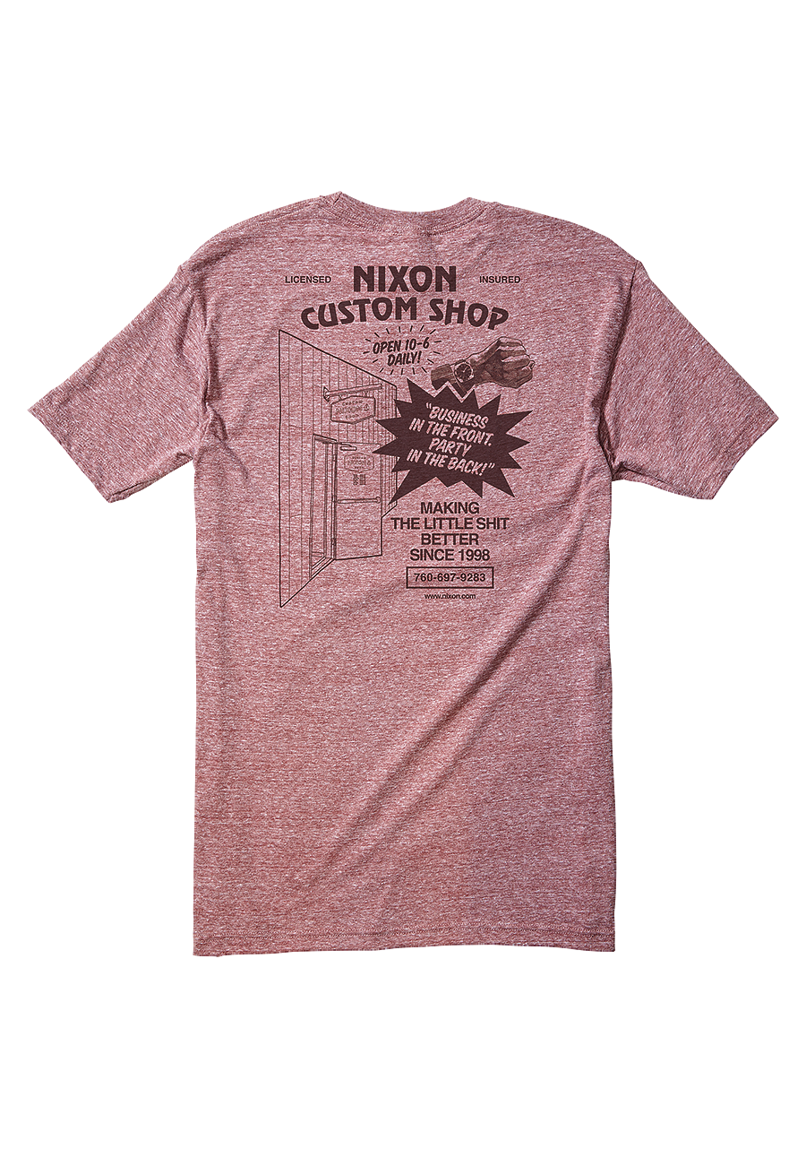 Postern T Shirt Burgundy Heather View 6