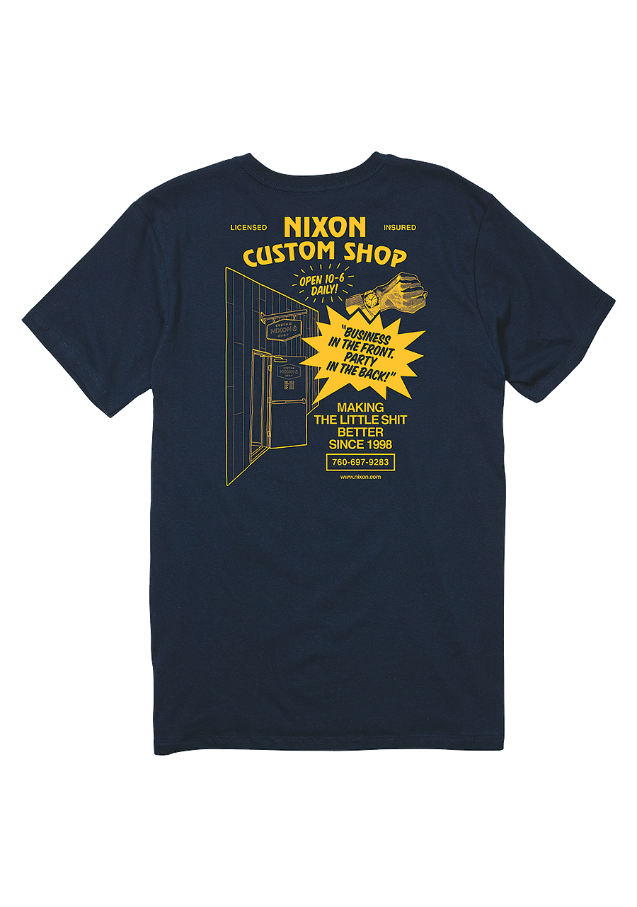 Postern T Shirt Navy View 8