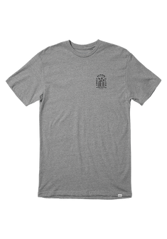 Temple T Shirt Dark Heather Gray