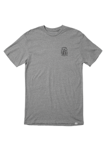 Temple T Shirt Dark Heather Gray View 3