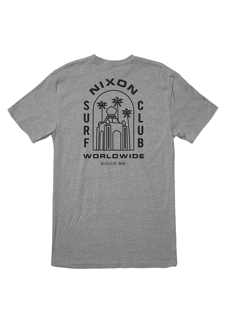 Temple T Shirt Dark Heather Gray View 4