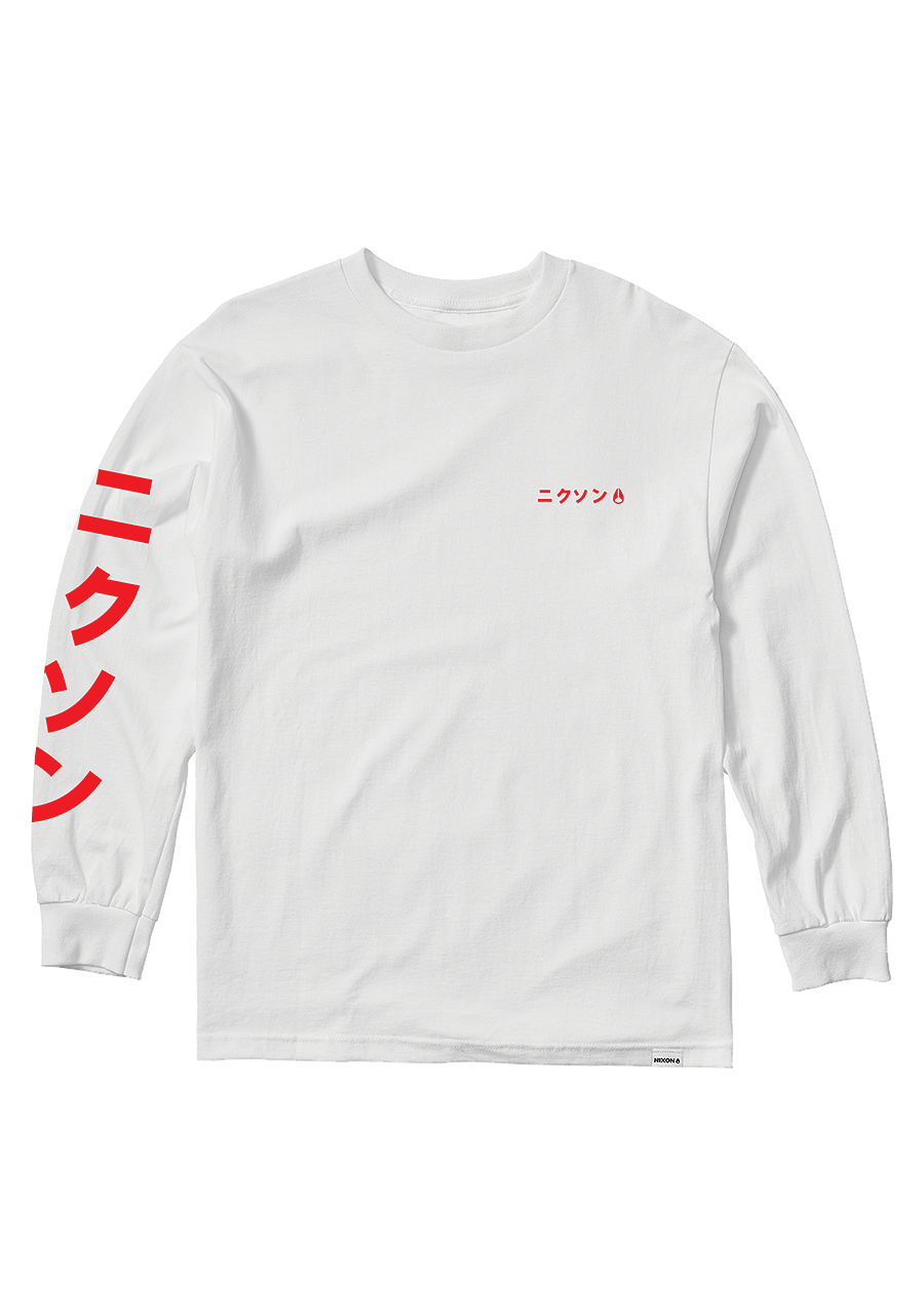 Ronin Long Sleeve T Shirt White View 1