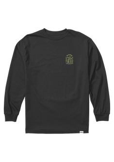 Temple Long Sleeve T Shirt Black