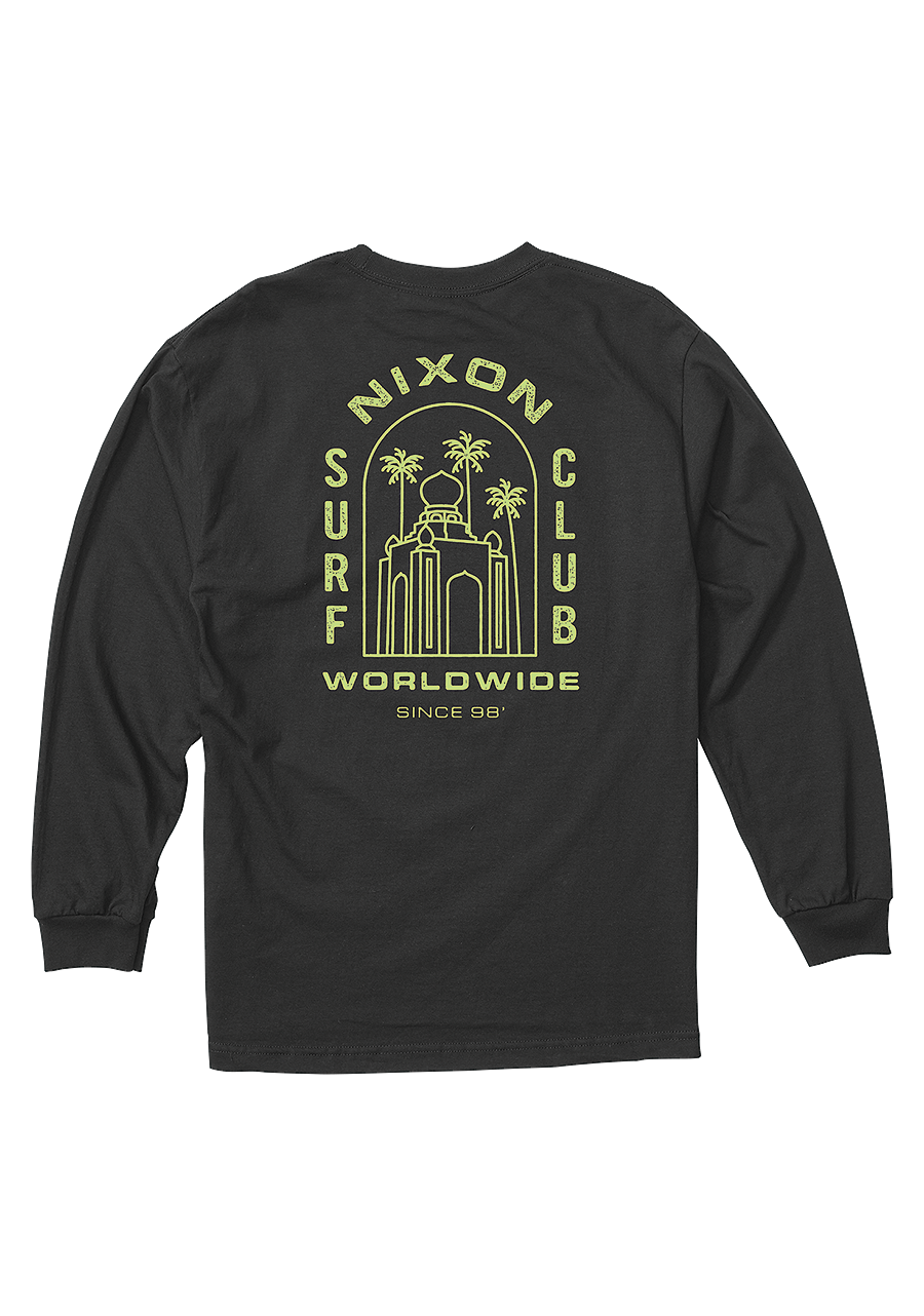 Temple Long Sleeve T Shirt Black View 4
