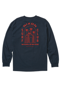 Temple Long Sleeve T Shirt Navy View 2