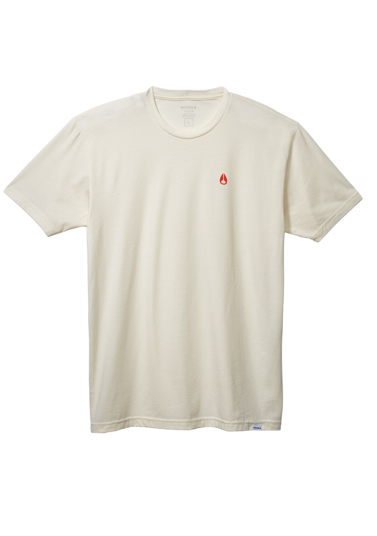 Sparrow - R S/S Tee Natural / Red Small