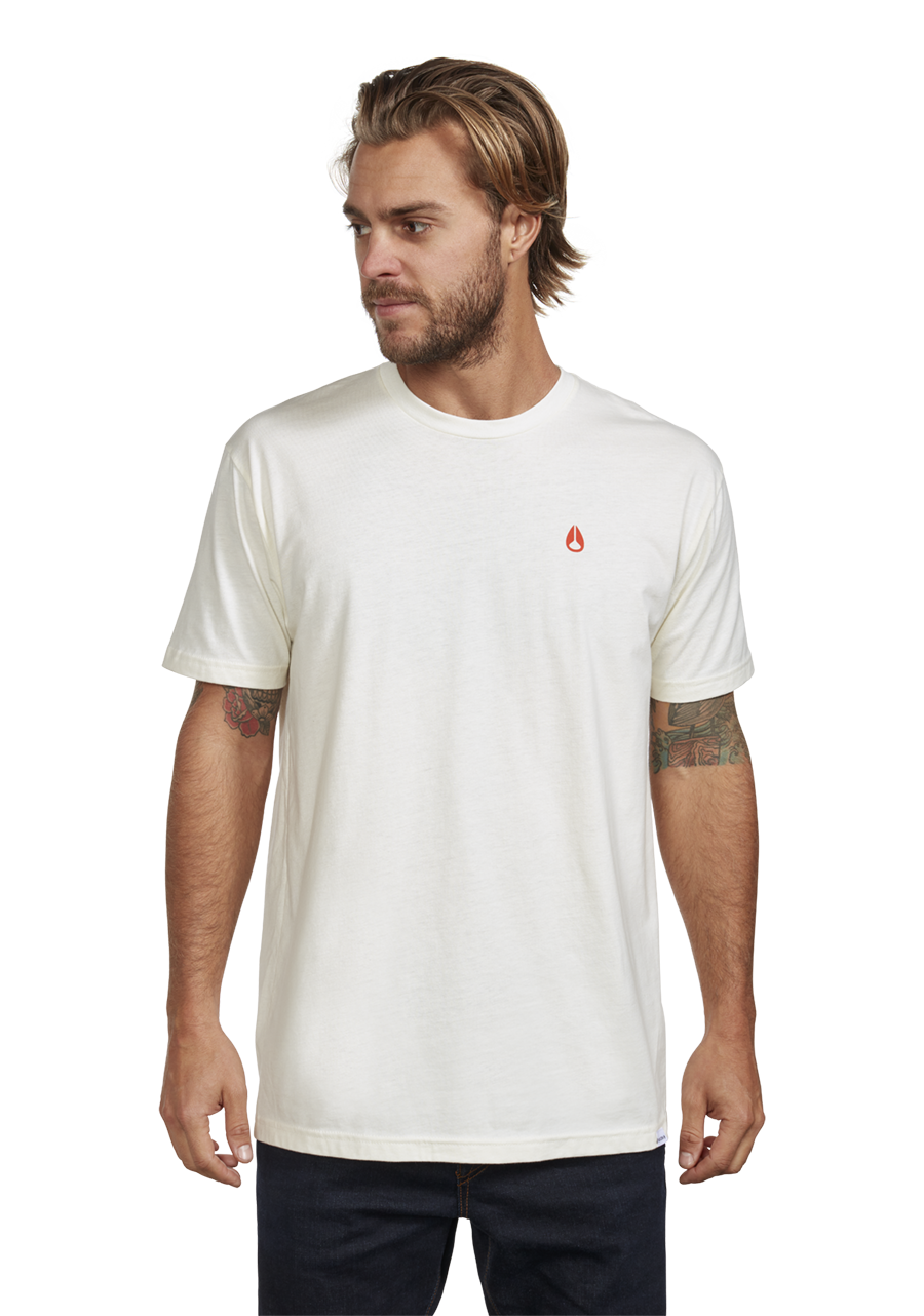 Sparrow - R S/S Tee Natural / Red Small View 3