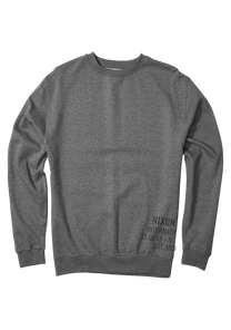 Shift Crew Sweatshirt Dark Heather Gray View 1