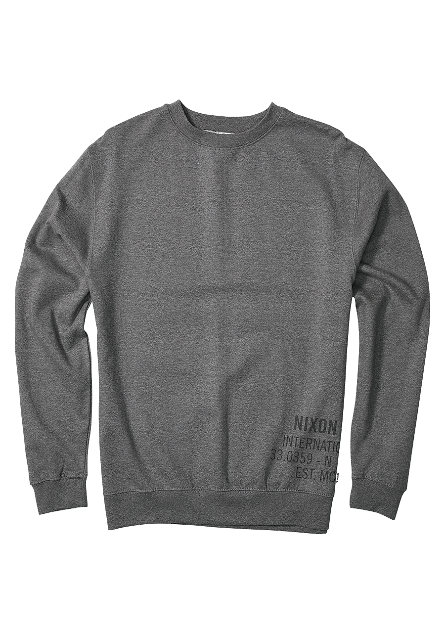 Shift Crew Sweatshirt Dark Heather Gray View 3