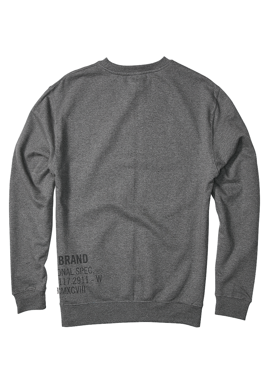 Shift Crew Sweatshirt Dark Heather Gray View 6
