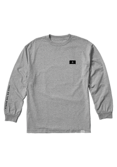 Conquer Long Sleeve T Shirt Heather Gray
