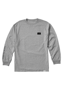Conquer Long Sleeve T Shirt Heather Gray View 3
