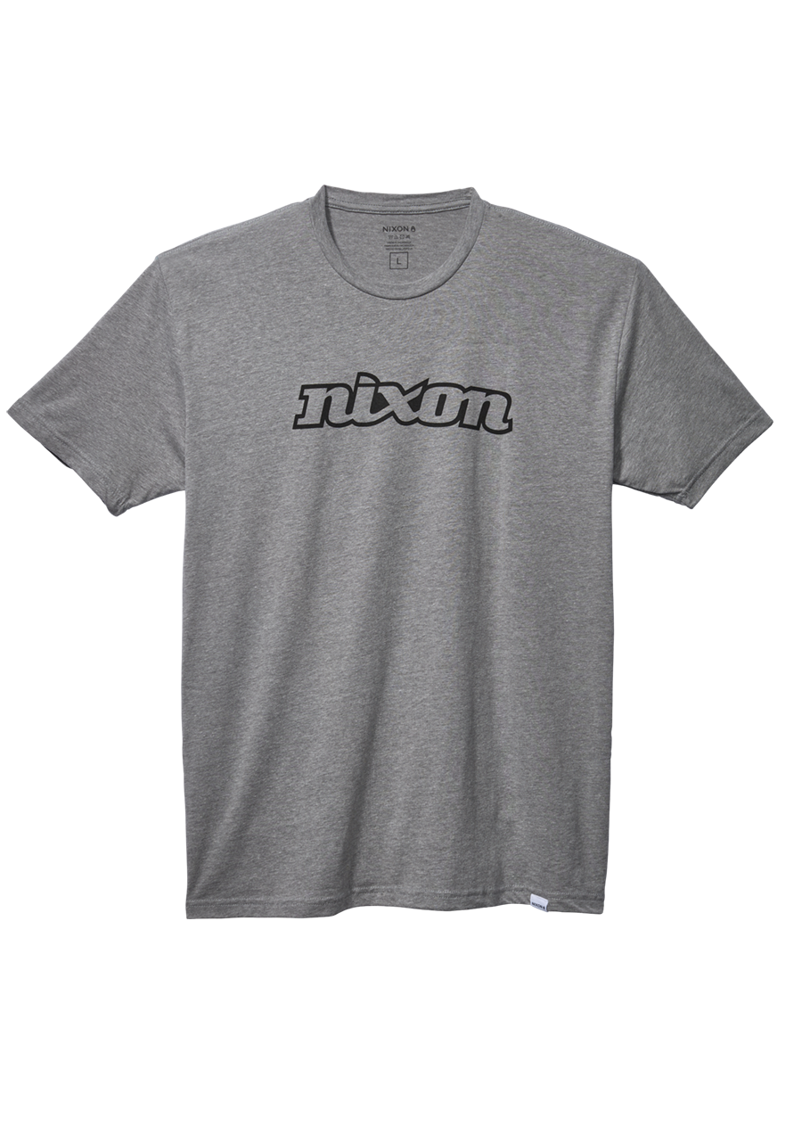 OG Script S/S Eco Tee Dark Heather Gray / Black Small View 1