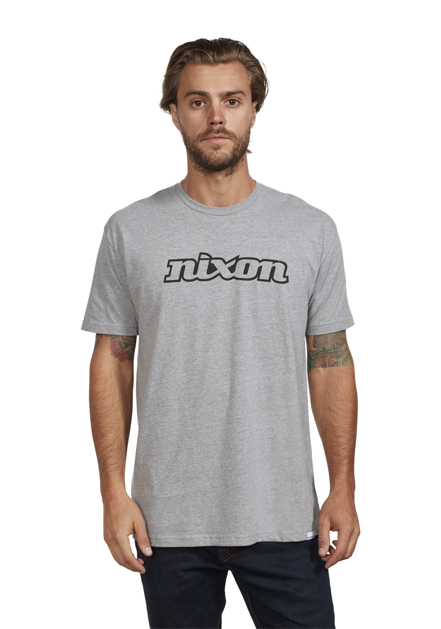 OG Script S/S Eco Tee Dark Heather Gray / Black Small View 3