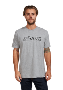 OG Script S/S Eco Tee Dark Heather Gray / Black Small View 3