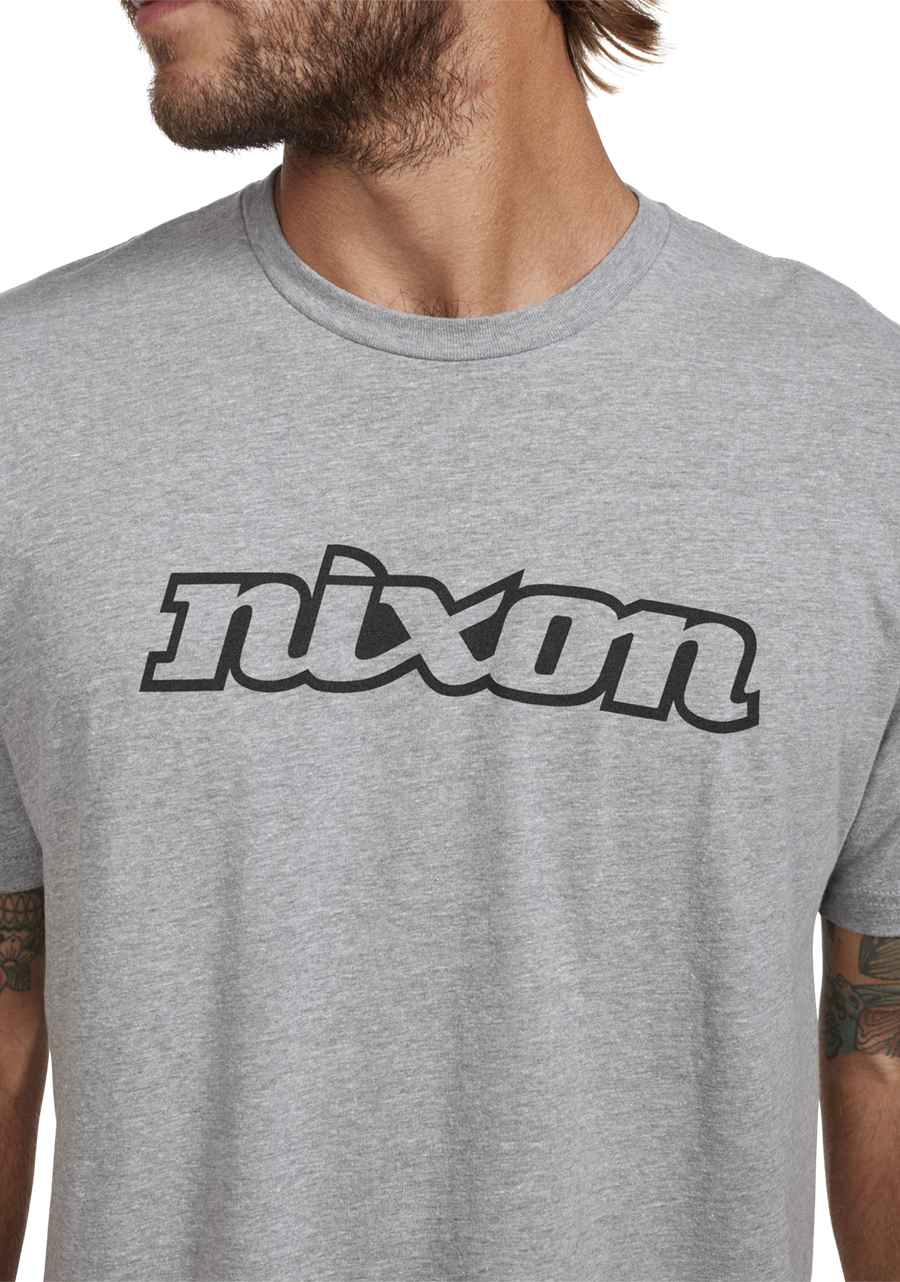 OG Script S/S Eco Tee Dark Heather Gray / Black Small View 6