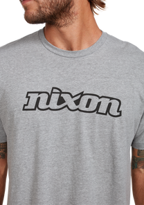 OG Script S/S Eco Tee Dark Heather Gray / Black Small View 6