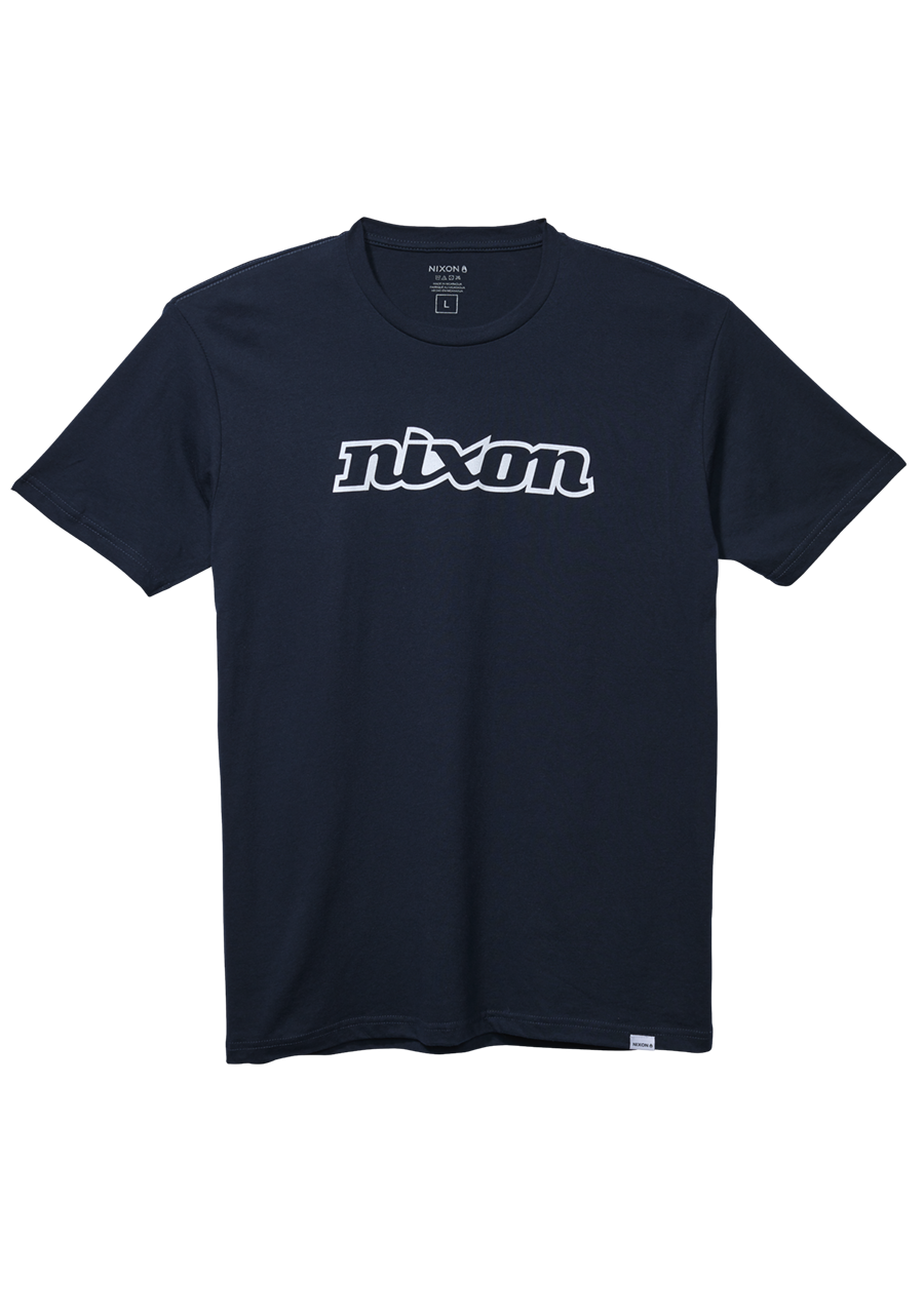 OG Script S/S Eco Tee Navy / White Small View 1