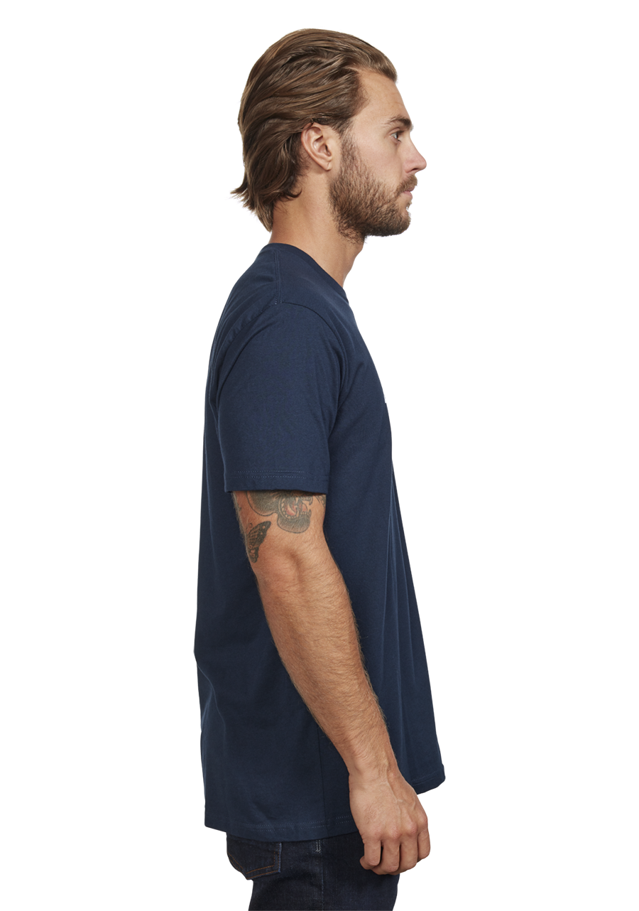 OG Script S/S Eco Tee Navy / White Small View 4