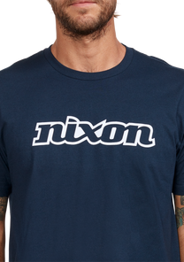 OG Script S/S Eco Tee Navy / White Small View 6