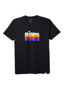 Vibes S S Tee Black White View 1