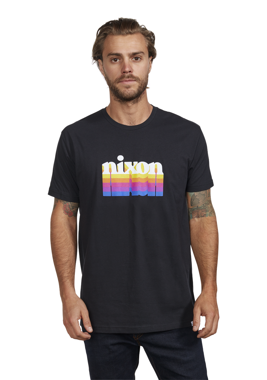 Vibes S S Tee Black White View 9