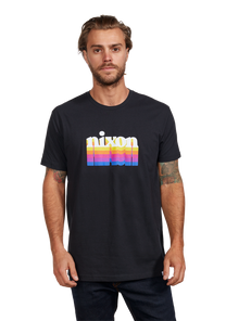 Vibes S S Tee Black White View 9