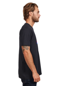 Vibes S S Tee Black White View 4