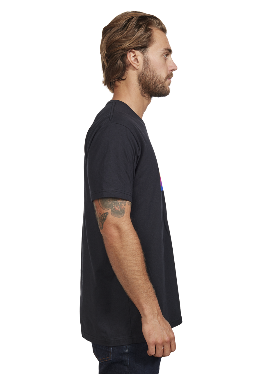 Vibes S S Tee Black White View 10