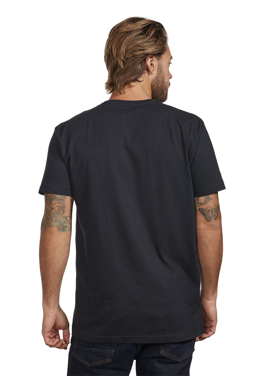 Vibes S S Tee Black White View 17
