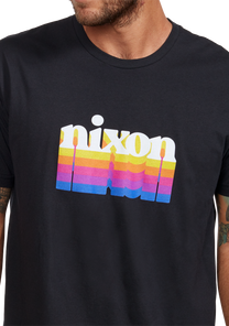 Vibes S S Tee Black White View 6